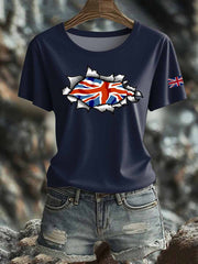 Women's British Iron On Short Sleeve T-Shirt vetvanguards