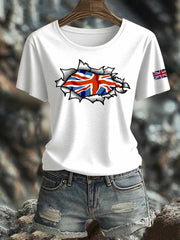 Women's British Iron On Short Sleeve T-Shirt vetvanguards