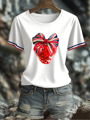 Women's UK Flag Printed T-shirt vetvanguards