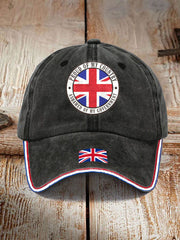 Unisex UK Flag United We Stand Printed Hat vetvanguards