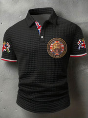 Men's UK Flag United We Stand Printed Casual Tops vetvanguards