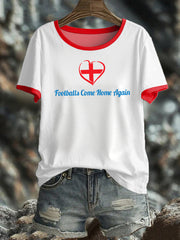 Women'sUK Football Lover Champion Printed T-shirt vetvanguards