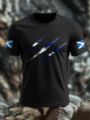 Men's Scotland UK Flag Printed T-shirt vetvanguards