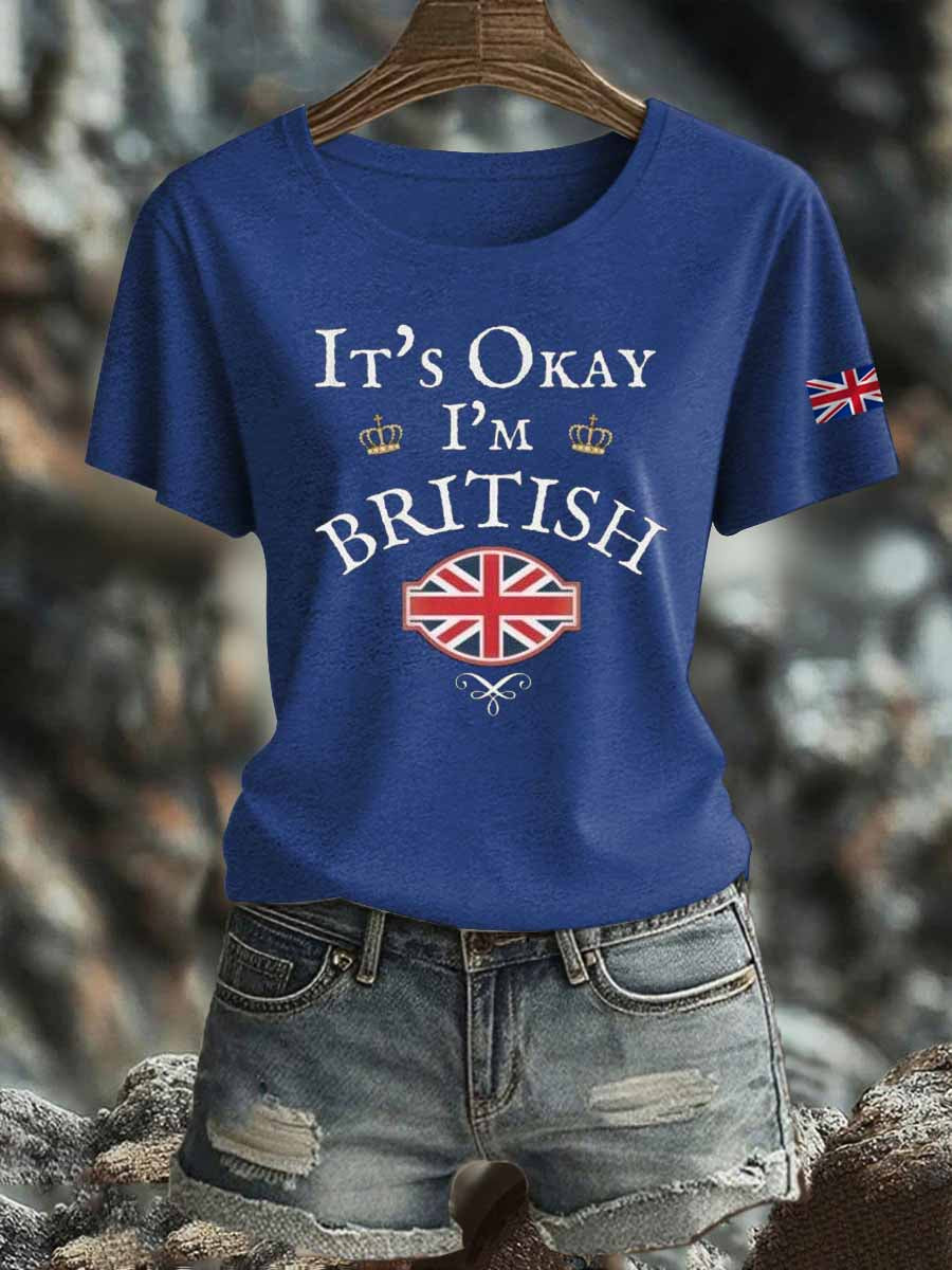 Women's British Iron On Short Sleeve T-Shirt vetvanguards