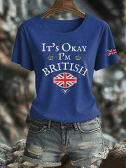 Women's British Iron On Short Sleeve T-Shirt vetvanguards