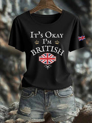 Women's British Iron On Short Sleeve T-Shirt vetvanguards