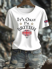 Women's British Iron On Short Sleeve T-Shirt vetvanguards