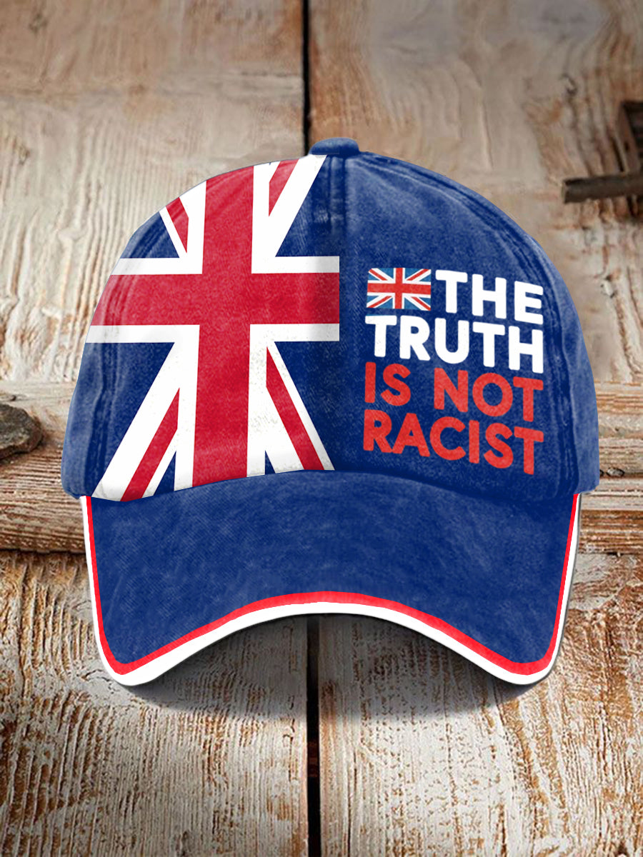 Unisex The Truth Is Not Racist UK Hat vetvanguards