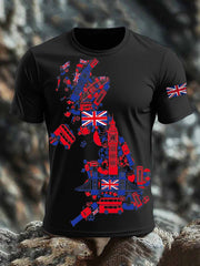 Men's British short sleeves t-shirt vetvanguards