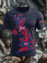 Men's British short sleeves t-shirt vetvanguards