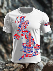 Men's British short sleeves t-shirt vetvanguards