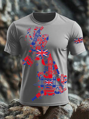 Men's British short sleeves t-shirt vetvanguards