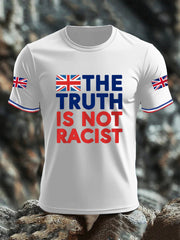Men's The Truth Is Not Racist UK short sleeves t-shirt vetvanguards