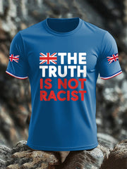 Men's The Truth Is Not Racist UK short sleeves t-shirt vetvanguards