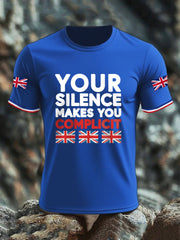 Men's Your Silence Makes You Complicit UK T-shirt vetvanguards