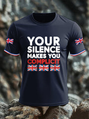 Men's Your Silence Makes You Complicit UK T-shirt vetvanguards