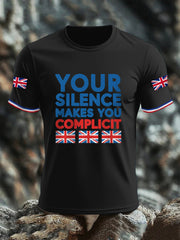 Men's Your Silence Makes You Complicit UK T-shirt vetvanguards