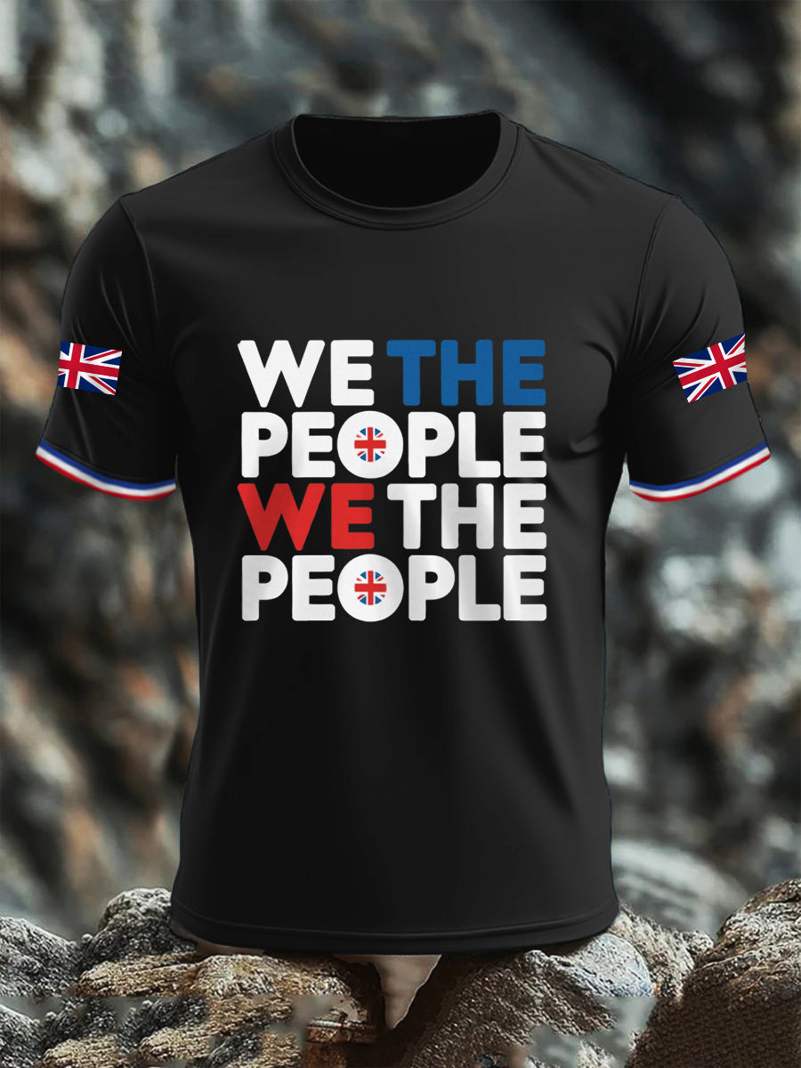 Men's We The People UK short sleeves t-shirt vetvanguards