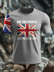 Men's UK Flag Patriot Printed T-Shirt vetvanguards