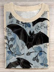 Women's Halloween Bats Short-sleeved T-shirt vetvanguards