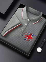 Men's UK Flag Art Printed Casual Tops vetvanguards