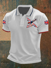 Men's Union Jack Fighter Short Sleeve Shirt vetvanguards