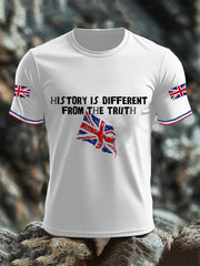 Men's History Is Different From The Truth Short Sleeves T-shirt vetvanguards