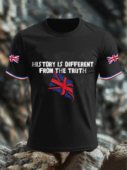 Men's History Is Different From The Truth Short Sleeves T-shirt vetvanguards