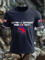 Men's History Is Different From The Truth Short Sleeves T-shirt vetvanguards