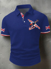 Men's Union Jack Fighter Short Sleeve Shirt vetvanguards