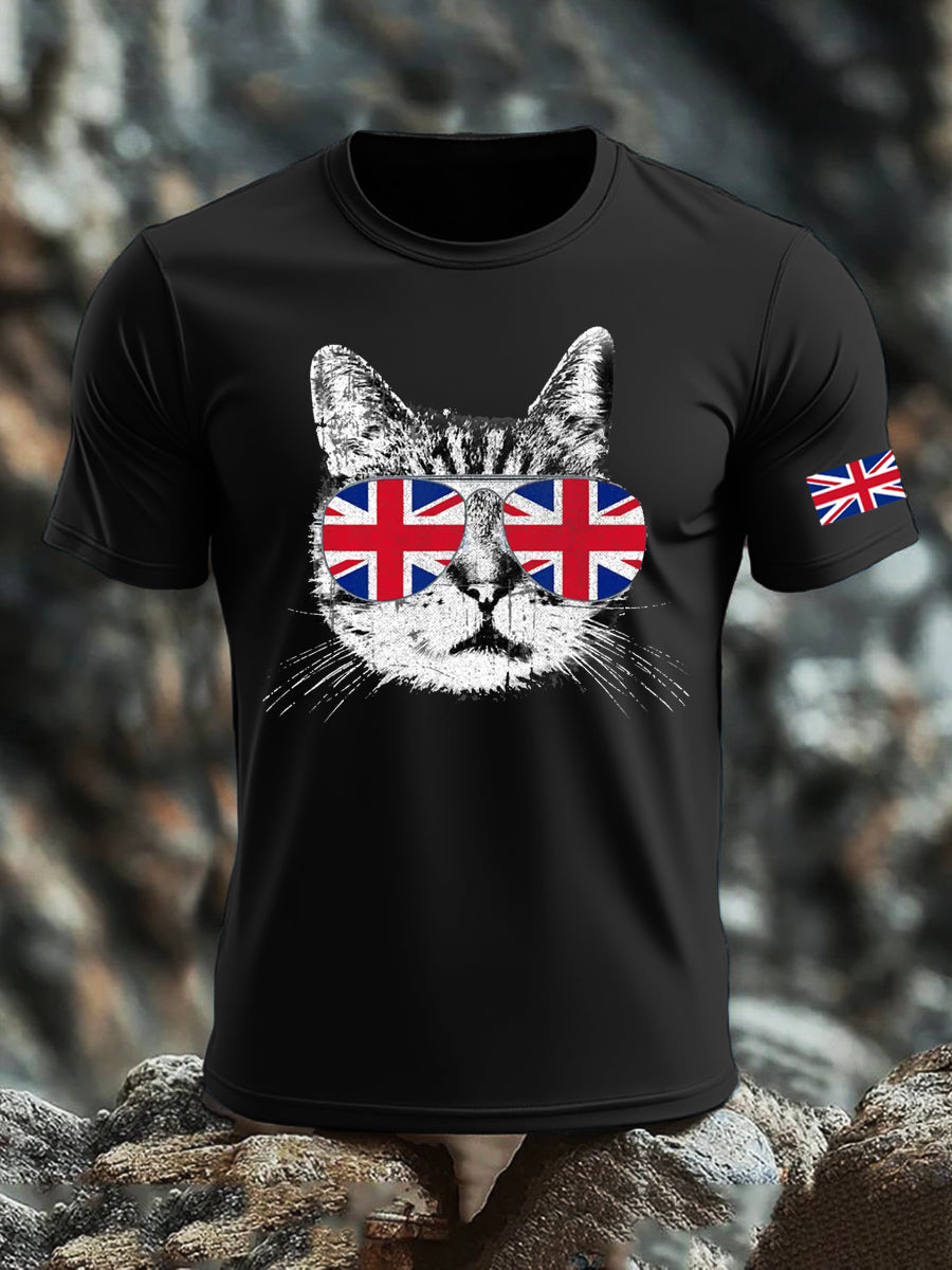 Men's UK Flag Printed T-shirt vetvanguards