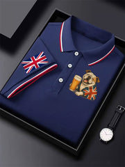 Men's Vintage England Flag Casual Shirt vetvanguards