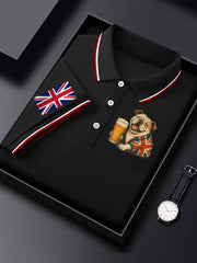 Men's Vintage England Flag Casual Shirt vetvanguards