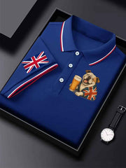 Men's Vintage England Flag Casual Shirt vetvanguards