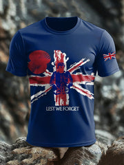 Men's British short sleeves t-shirt vetvanguards