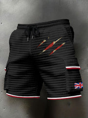 Men's UK Flag Printed Shorts vetvanguards