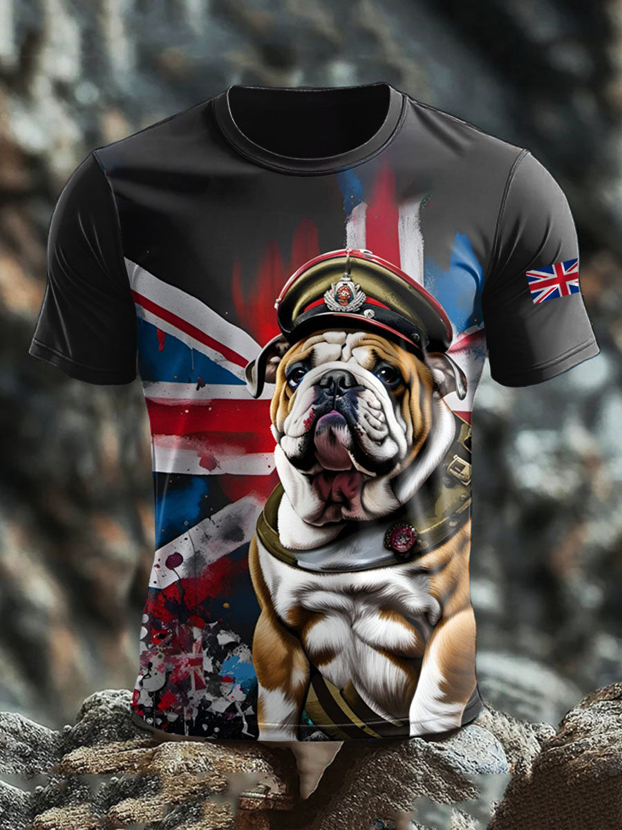 Men's British short sleeves t-shirt vetvanguards