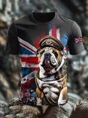 Men's British short sleeves t-shirt vetvanguards