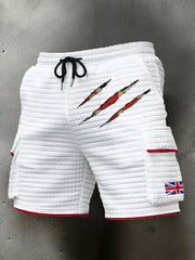 Men's UK Flag Printed Shorts vetvanguards