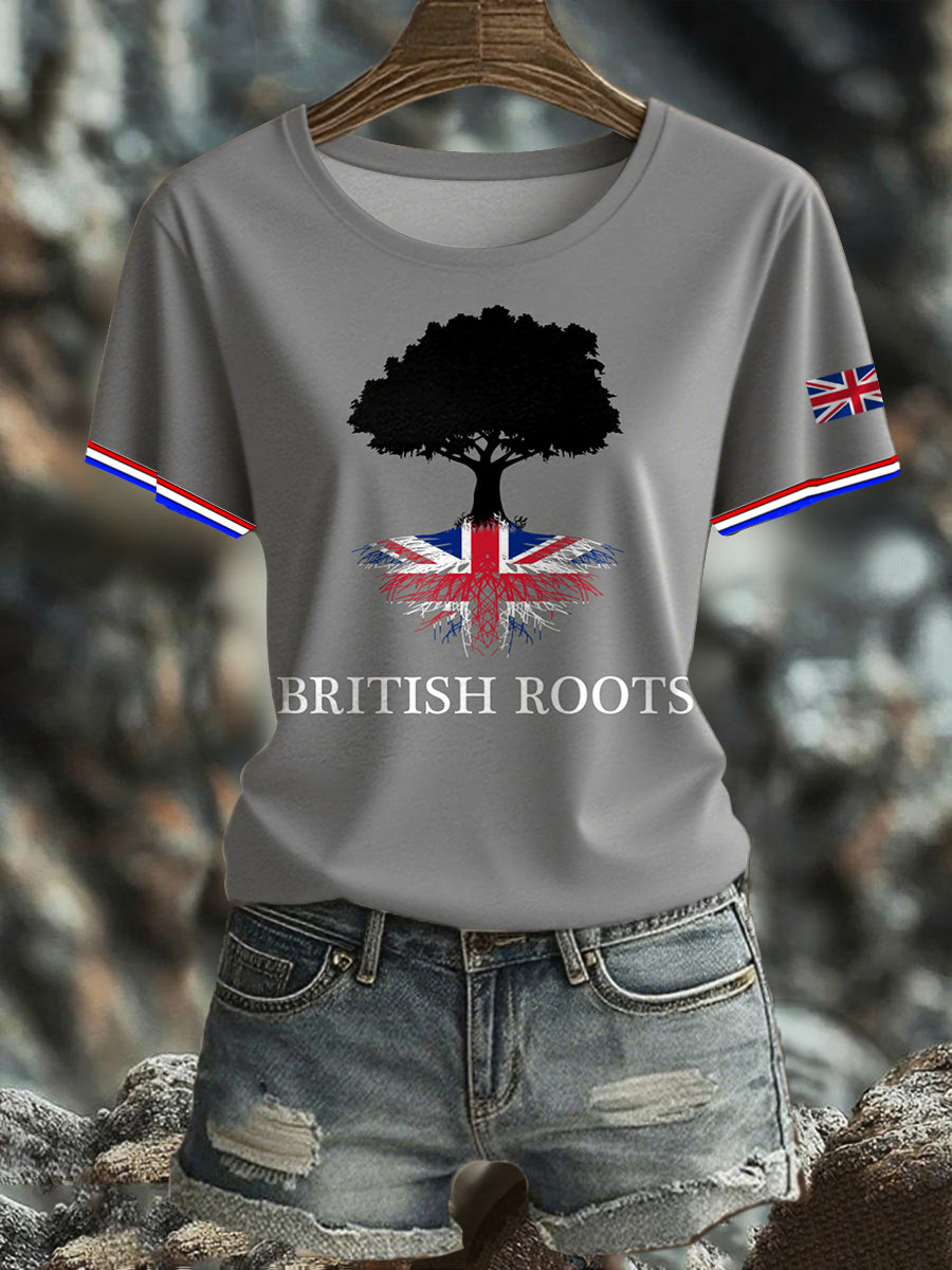 Women's British short-sleeved T-shirt vetvanguards