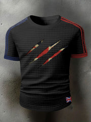 Men's UK Flag Printed Casual Tops vetvanguards
