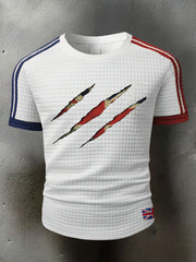 Men's UK Flag Printed Casual Tops vetvanguards