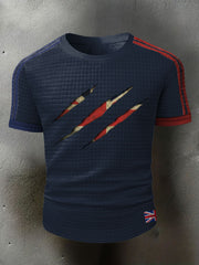Men's UK Flag Printed Casual Tops vetvanguards