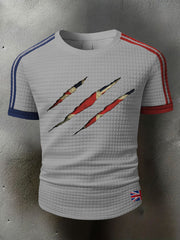 Men's UK Flag Printed Casual Tops vetvanguards