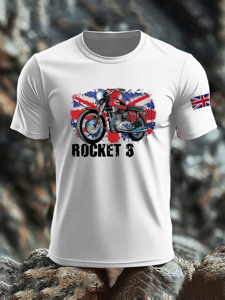 Men's British imitation cotton short-sleeved T-shirt vetvanguards