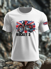 Men's British imitation cotton short-sleeved T-shirt vetvanguards