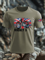 Men's British imitation cotton short-sleeved T-shirt vetvanguards