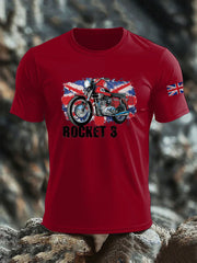 Men's British imitation cotton short-sleeved T-shirt vetvanguards