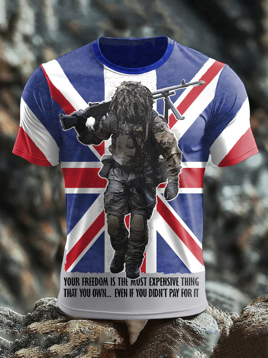 Men's British short sleeves t-shirt vetvanguards