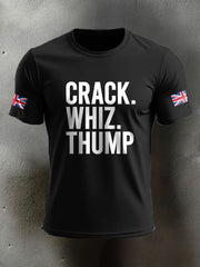 Men's Crack Whiz Thump Veteran Printed T-shirt vetvanguards
